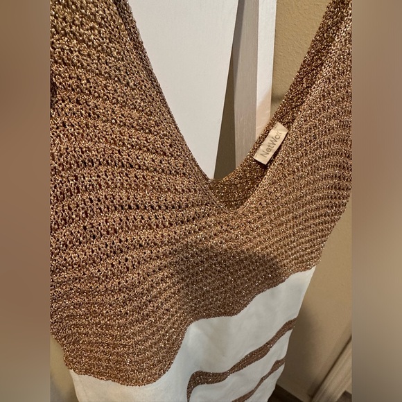 Bronze crochet design high end summer dress - Picture 3 of 8